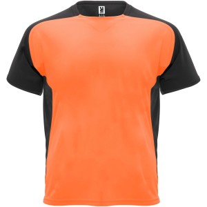 Bugatti rvid ujj gyerek sportpl, fluor orange, solid black (T-shirt, pl, kevertszlas, mszlas)