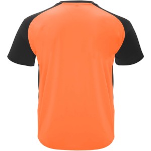 Bugatti rvid ujj uniszex sportpl, fluor orange, solid black (T-shirt, pl, kevertszlas, mszlas)