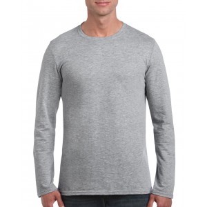 Gildan SoftStyle f�rfi hossz�ujj� p�l�, RS Sport Grey