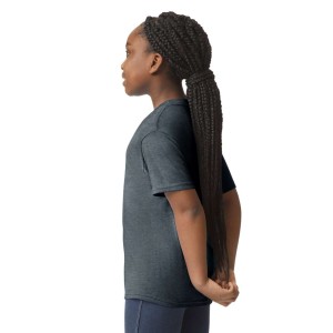 Gildan SoftStyle gyerekp�l�, Dark Heather